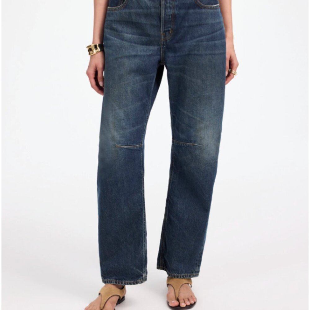 Madewell Darted Barrel-Leg Jeans in Danver Wash – Size 26P – Like New - Picture 2 of 12